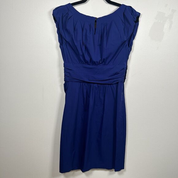 Diane Von Furstenberg Jamila Sheath Dress Cobalt Blue Women's Size US 8 EUC - Picture 3 of 12